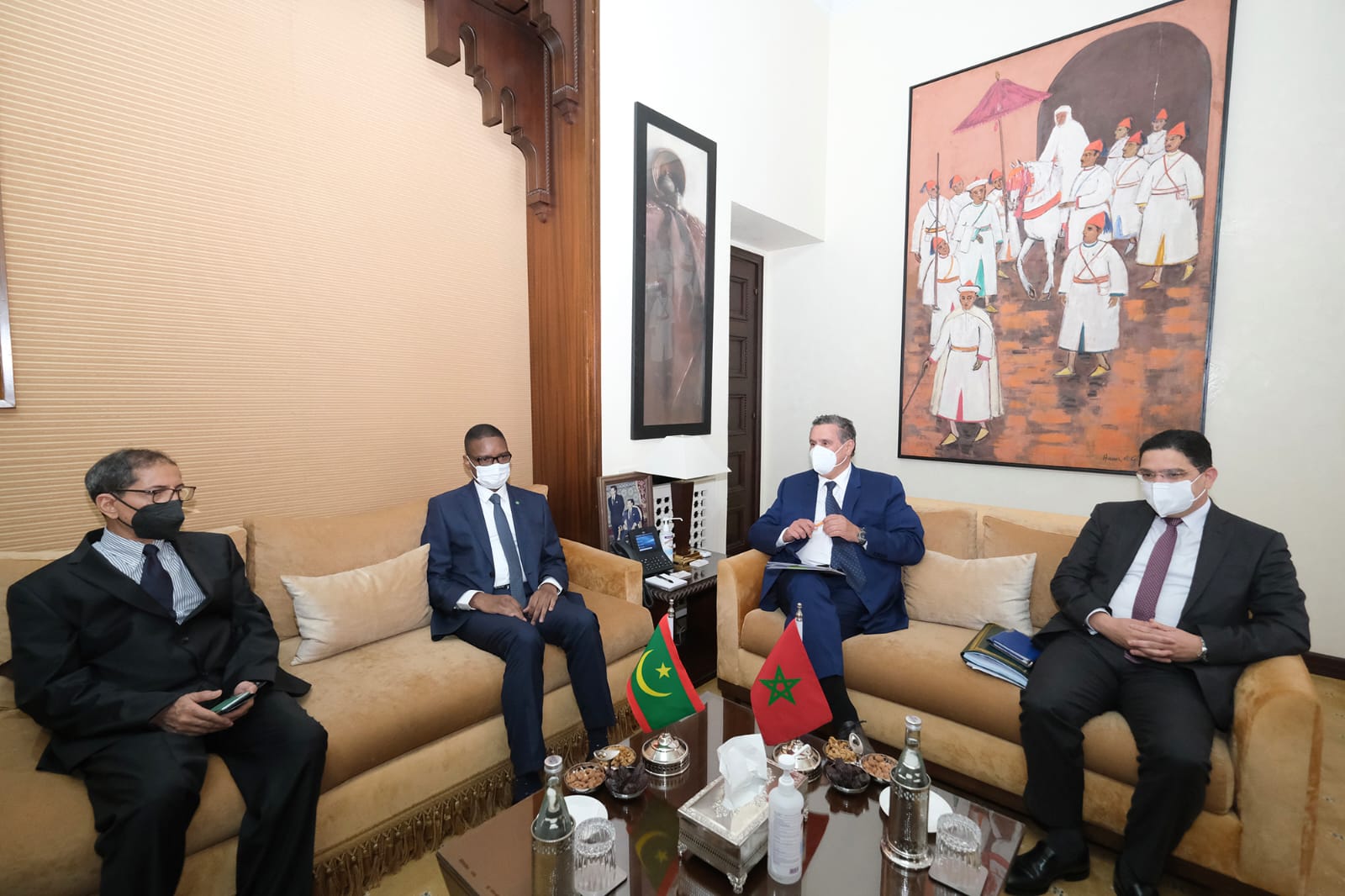 انطلاق أشغال اللجنة العليا المشتركة المغربية الموريتانية