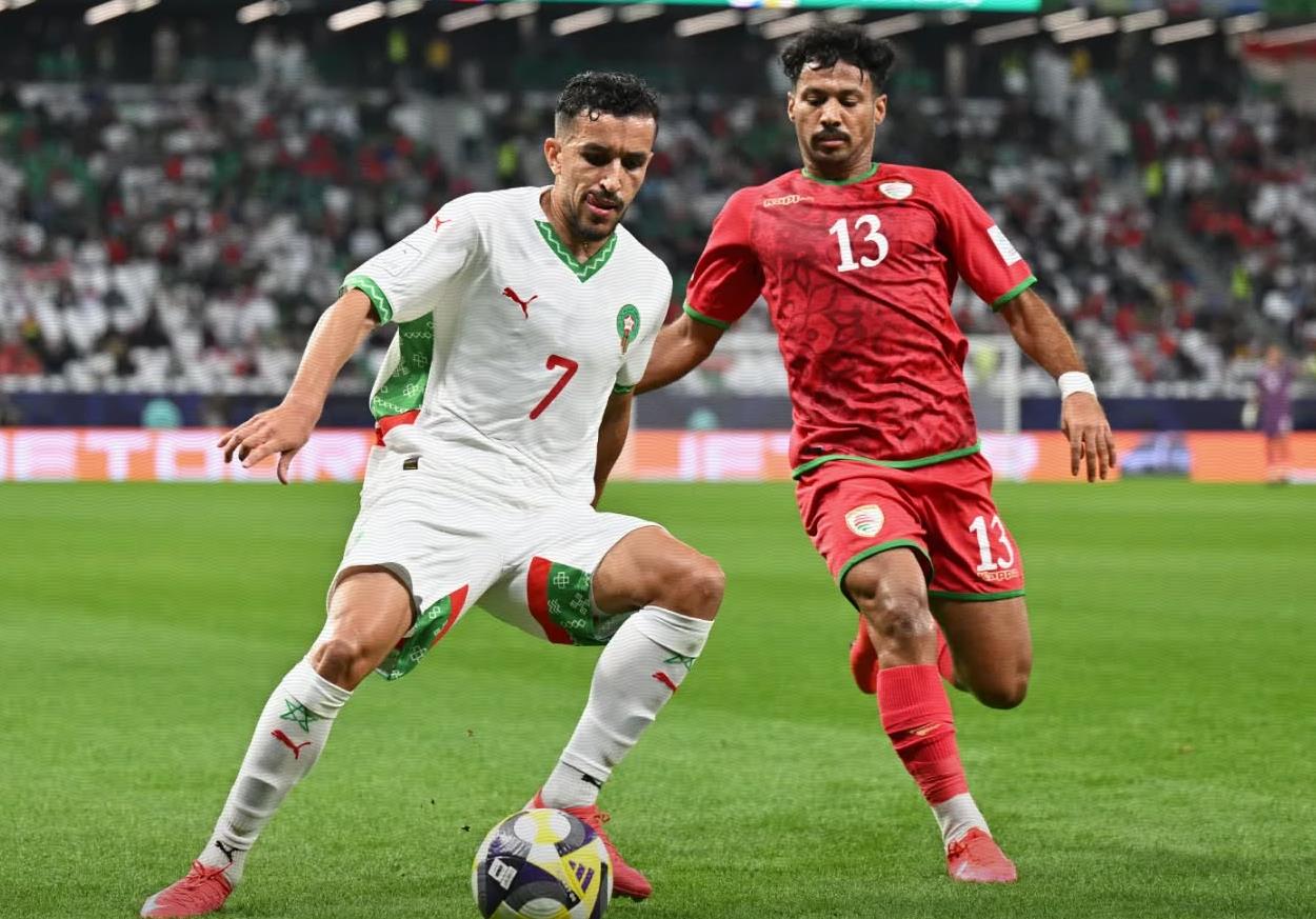 التعادل السلبي يحسم مواجهة المغرب مع عمان في كأس العرب